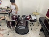 Bộ trống cơ Victoria tang gỗ, mặt mica