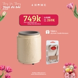 Combo - Mua đèn khuếch tán hương thơm đĩa Silicon tặng 2 hộp sáp viên Candle Warmer