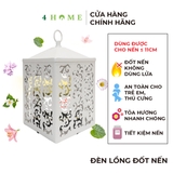 Đèn lồng đốt nến Cottage Lantern - White