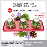Nến ly giáng sinh ZENME - Rừng thông tuyết trắng