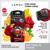 Kẹp thơm xe 4Home - Amber Glow