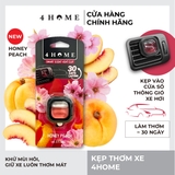 Kẹp thơm xe 4Home - Honey Peach