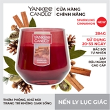 Nến thơm Yankee Candle, Nến ly lục giác, Mùi Sparkling Cinnamon