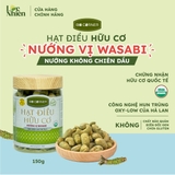 Hạt điều hữu cơ nướng vị wasabi - 150gr