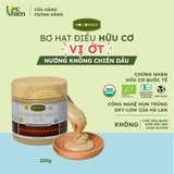 Bơ hạt điều hữu cơ vị ớt - 220gr