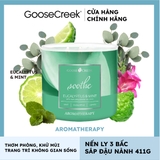 Nến thơm Goose Creek, Nến ly 3 bấc sáp đậu nành, Dòng Aromatherapy, Mùi Eucalyptus & Mint