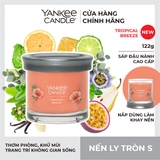 Nến thơm Yankee Candle, Nến ly tròn size S, Mùi Tropical Breeze