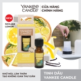 Tinh dầu Yankee Candle, tinh dầu khử mùi, mùi Sicilian Lemon