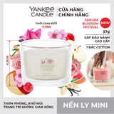 Nến thơm Yankee Candle, Nến ly mini, Mùi Sakura Blossom Festival