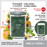Nến thơm Yankee Candle, Nến ly tròn size L, Mùi Balsam & Cedar