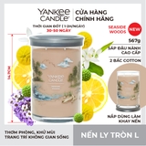 Nến thơm Yankee Candle, Nến ly tròn size L, Mùi Seaside Woods
