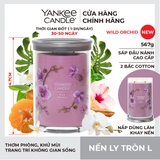 Nến thơm Yankee Candle, Nến ly tròn size L, Mùi Wild Orchid