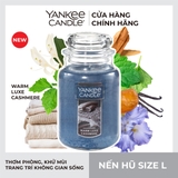 Nến thơm Yankee Candle, Nến hũ size L, Mùi Warm Luxe Cashmere