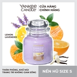 Nến thơm Yankee Candle, Nến hũ size S, Mùi Lemon Lavender