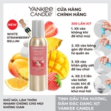 Tinh dầu xịt Yankee Candle, Tinh dầu khuếch tán hương thơm dạng xịt đậm đặc, Mùi White Strawberry Bellini