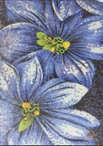 Tranh Mosaic Gốm Hoa Daisy QM-DSY03