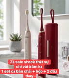 BÀN CHẢI ĐIỆN PHILIPS SONICARE SPA 2 MÀU TẶNG KÈM ĐẦU CHẢI RỜI