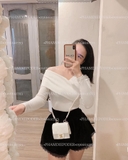 ÁO TRỄ VAI TRẮNG SHEIN