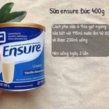 SỮA ENSURE ĐỨC HỘP 400GR