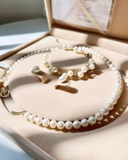 SET VÒNG CỔ NGỌC TRAI BUTTERFLY