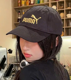 MŨ PUMA ĐEN CHỮ VÀNG 02435701