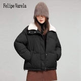 ÁO PHAO CỔ LÔNG TRẮNG FELIPE VARELA 821
