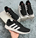 GIÀY ADIDAS ĐEN SỌC TRẮNG CHỮ ĐỎ GZ7739