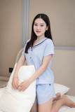 PIJAMA KẺ CARO XANH ( HÀNG THIẾT KẾ )