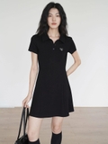 VÁY POLO ĐEN EIGHTMONTH AE110933