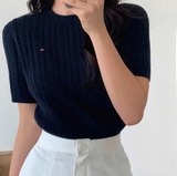 ÁO LEN CỘC TAY TOMMY NHIỀU MÀU 76J5411