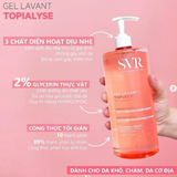 SỮA RỬA MẶT SVR HỒNG CHO DA KHÔ NHẠY CẢM CHAI 1L DATE 2028