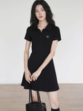 VÁY POLO ĐEN EIGHTMONTH AE110933