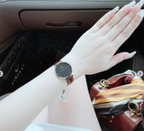 DANIEL WELLINGTON DÂY NÂU MẶT ĐEN DW00600177