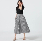 CHÂN VÁY GU KẺ CARO 222-36460