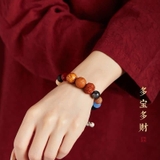 VÒNG TAY 18 HẠT AGOVSKI FULLBOX XANH