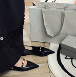 GIÀY BỆT CK MŨI NHỌN  MÀU ĐEN SZ 36   70580205