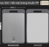 THỚT INOX 2 MẶT KHÁNG KHUẨN