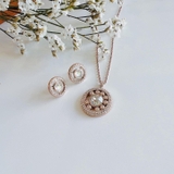 SET DÂY CHUYỀN + KHUYÊN TAI SWA CIRCLE ADMIRATION