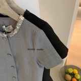 VÁY WGWE CỔ BLING 2 MÀU W3656