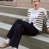 ÁO CARDIGAN KẺ UNI 2 MÀU 251-471595