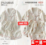 SET 2 BỘ PIJAMA COTTON 22 MẪU ( SỐ 9 - SỐ 16 )