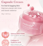 KEM DƯỠNG CĂNG BÓNG DA MEDICUBE PDRN PINK COLLAGEN CAPSULE