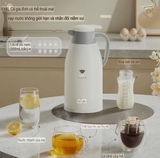 PHÍCH GIỮ NHIỆT BEAR TRẮNG GHI 1,6L