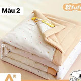 CHĂN ĐŨI XƠ ĐẬU NÀNH SNOOPY 220X240