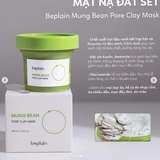 MẶT NẠ ĐẤT SÉT BEPLAIN MUNG BEAN KÈM 3 TÉP MINI DATE 05/2028