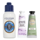 SET LOCCITANE 3 MÓN - BODY LOTION 75ML + 2 KEM TAY 10ML