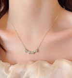 VÒNG CỔ CỎ 4 LÁ GOLICC ĐEO 4 KIỂU
