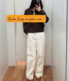 QUẦN JEANS TRẮNG KEM LƯNG CHUN CO GIÃN UNI 121-483982
