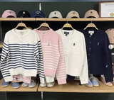 CARDIGAN GẤU WHOAU KẺ NGANG WHCKF1121F