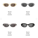 KÍNH MCCION TILL GỌNG OVAL RETRO KÈM KHĂN+BAO DA
